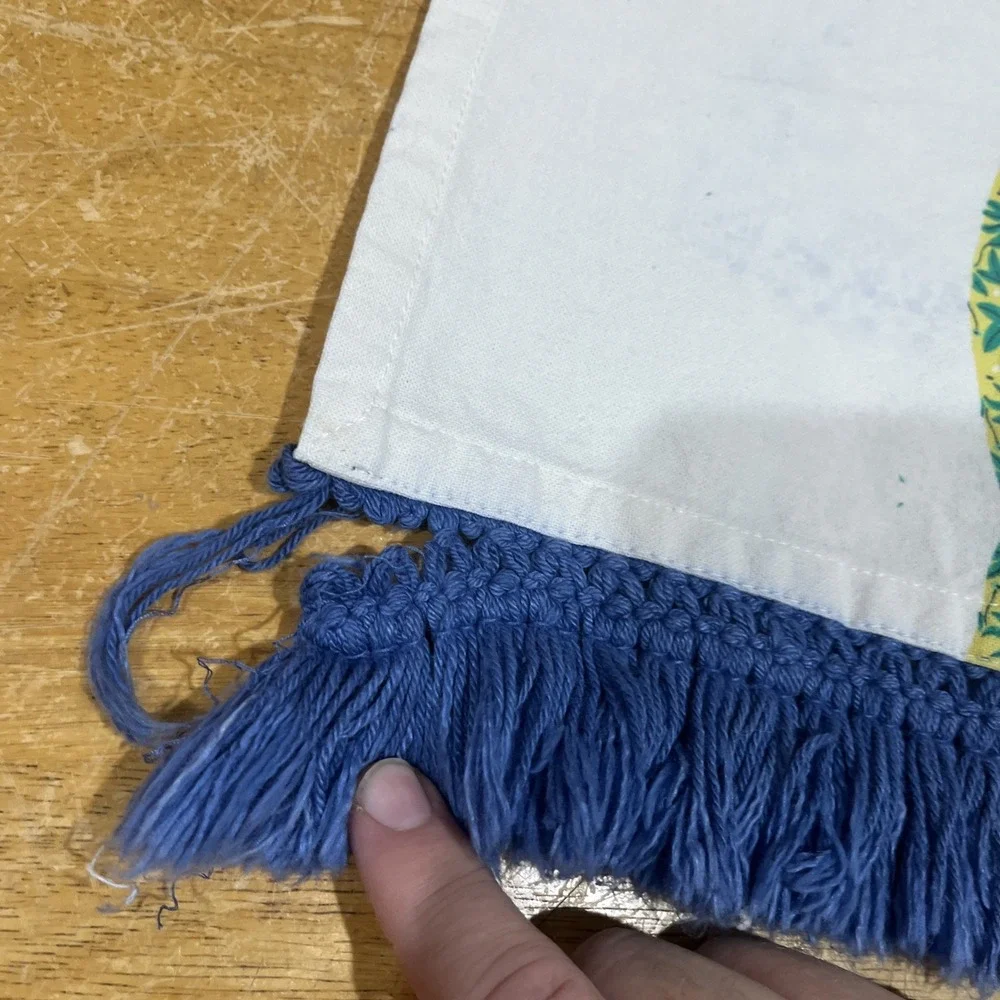 Mia Charro For Anthropologie Toucan In Floral Top Kitchen Towel See Pics‎
